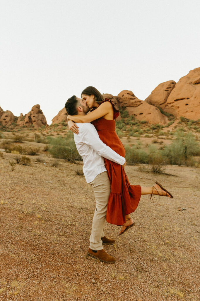 Papago park engagement session