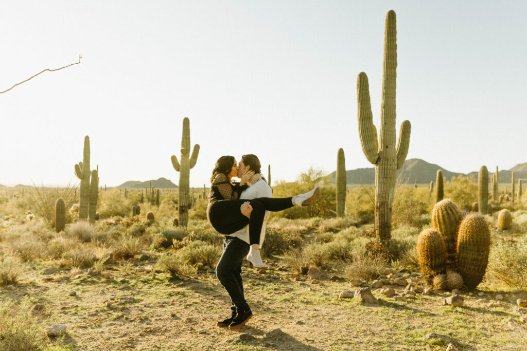 Arizona Engagement Photo Locations Usery Mountain Regional Park