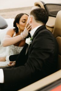 Bride and groom portraits at The Paseo wedding venue during golden hour