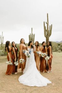 Bridesmaids photos at The Paseo wedding