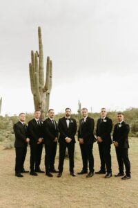 Groomsman photos at The Paseo wedding