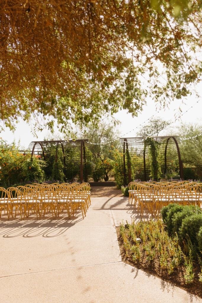 Arizona garden inspired wedding details photographed at Desert Botanical Garden