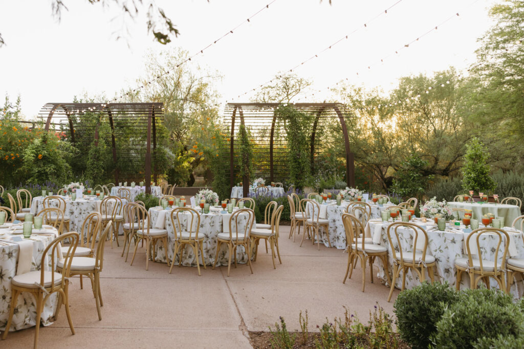 Arizona garden inspired wedding details photographed at Desert Botanical Garden