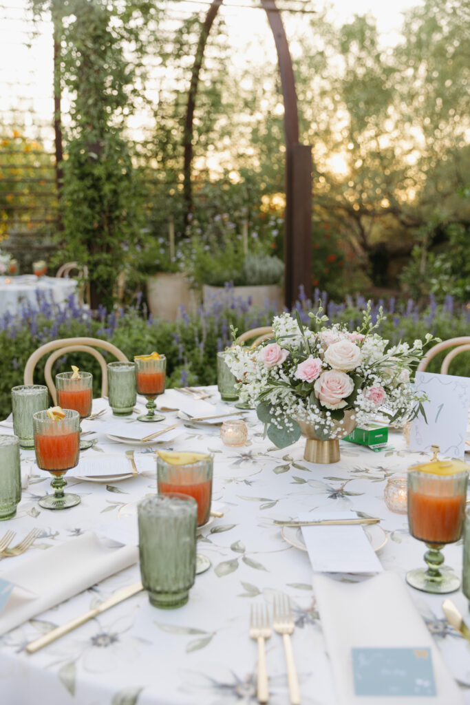 Arizona garden inspired wedding details photographed at Desert Botanical Garden