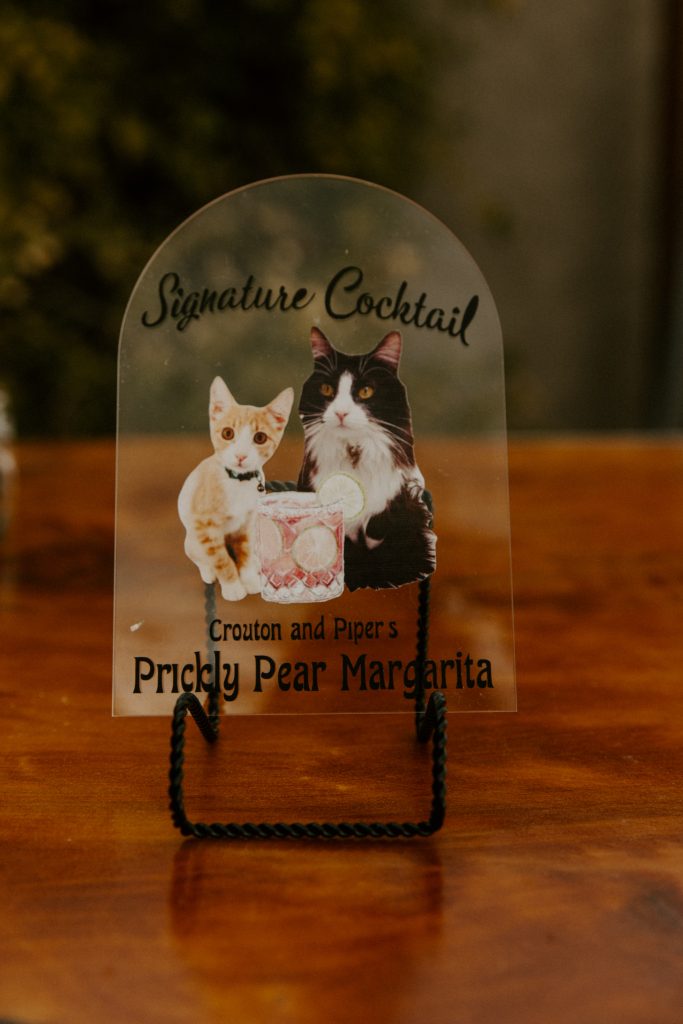 desert wedding details