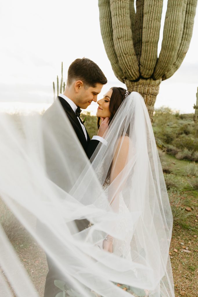desert wedding at the paseo