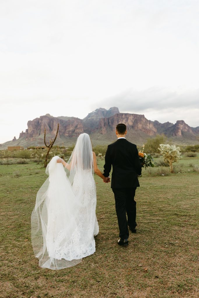 desert wedding at the paseo