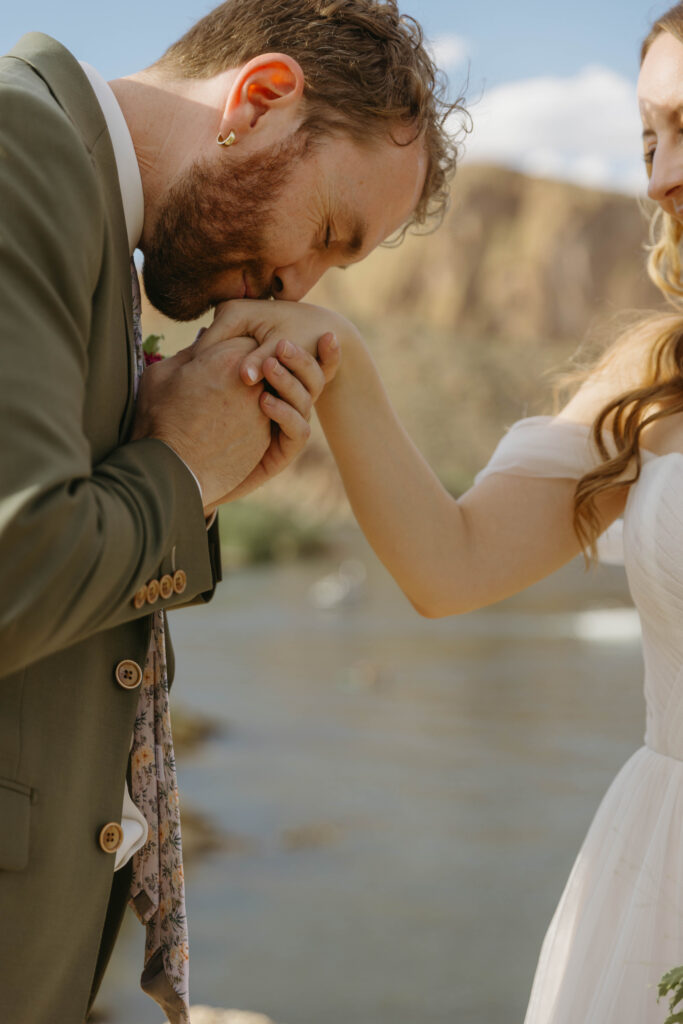 canyon lake wedding photos