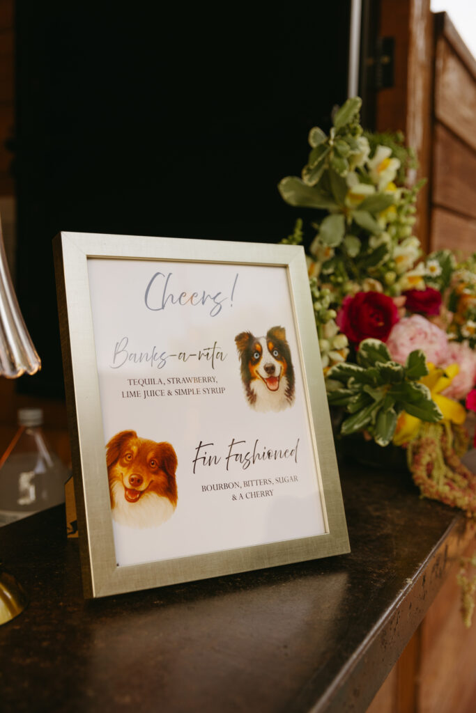 Intimate forest wedding reception in Arizona mountains
