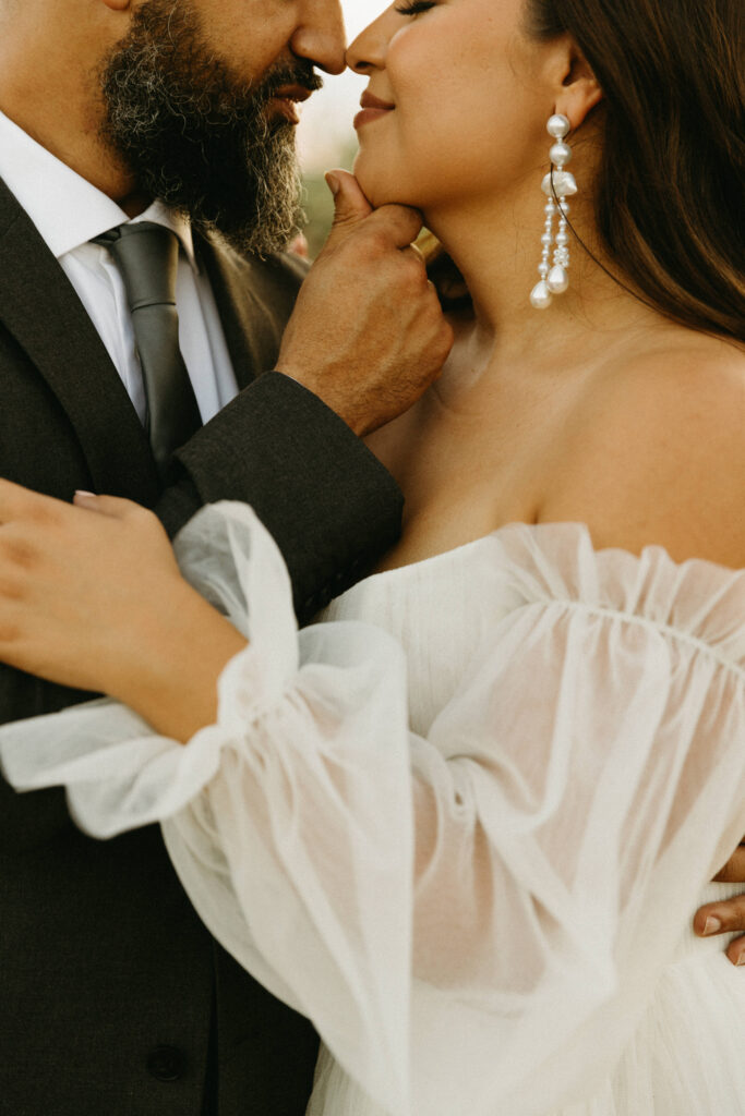 Golden hour portraits at JTH Tucson Elopement