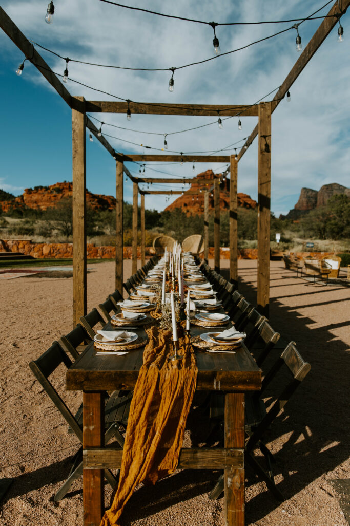 Sedona wedding venues red agave ranch