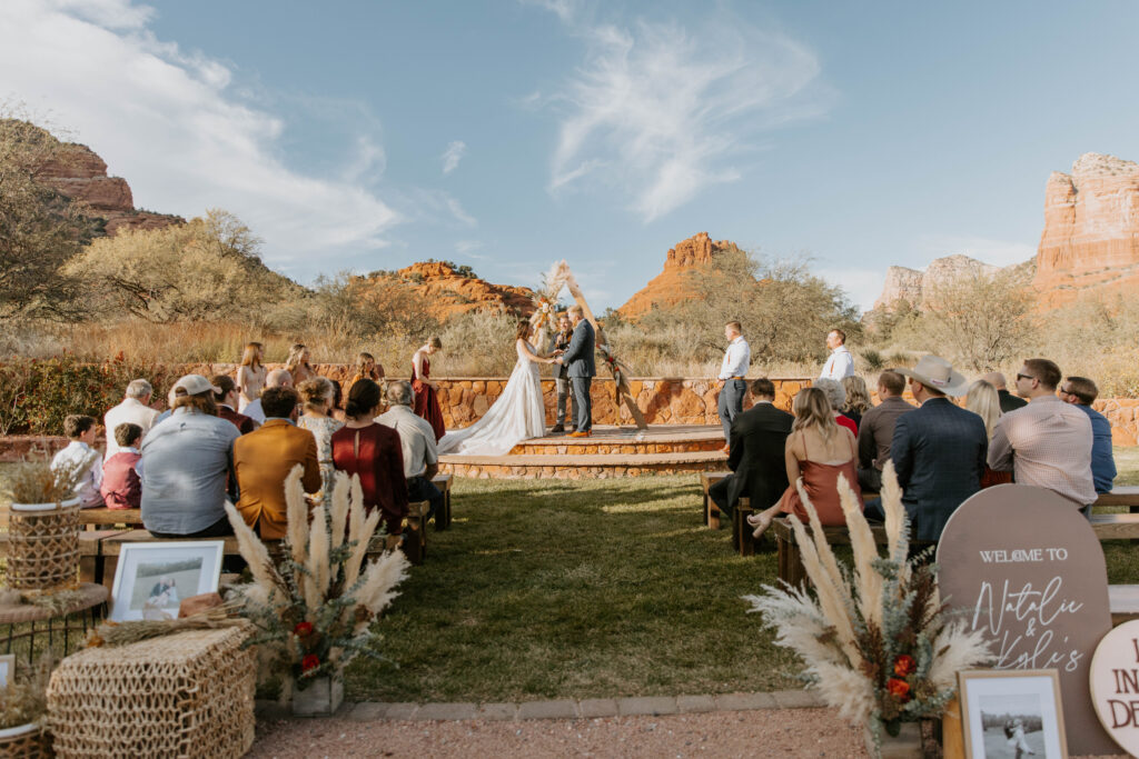 Sedona wedding venues red agave ranch