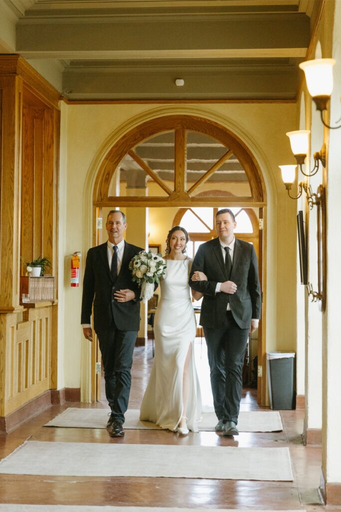 The Little Daisy wedding ceremony