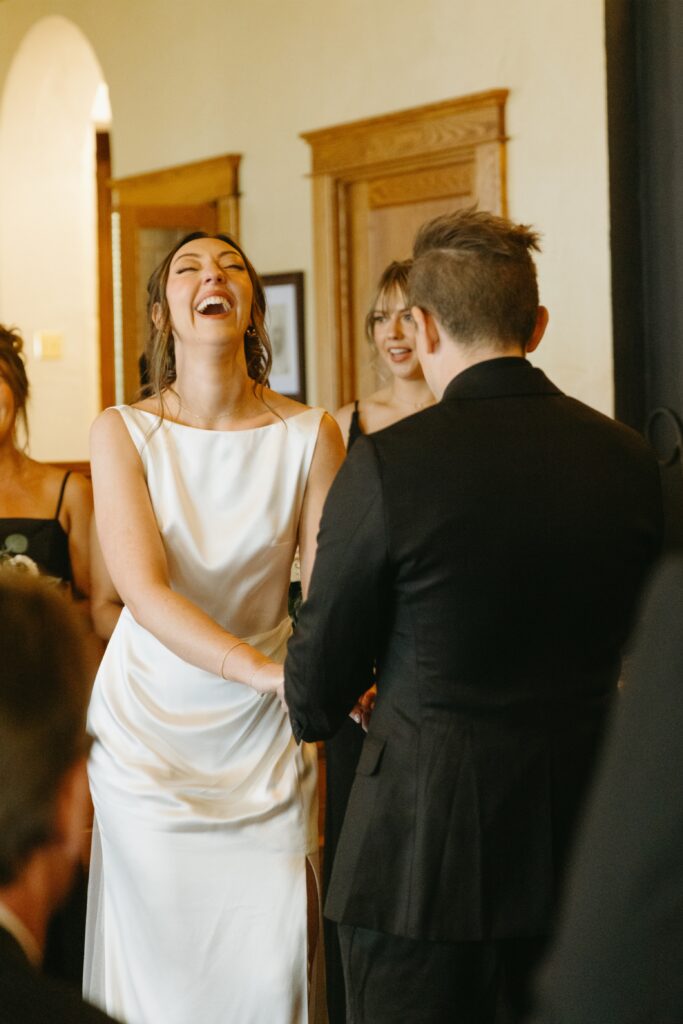 The Little Daisy wedding ceremony